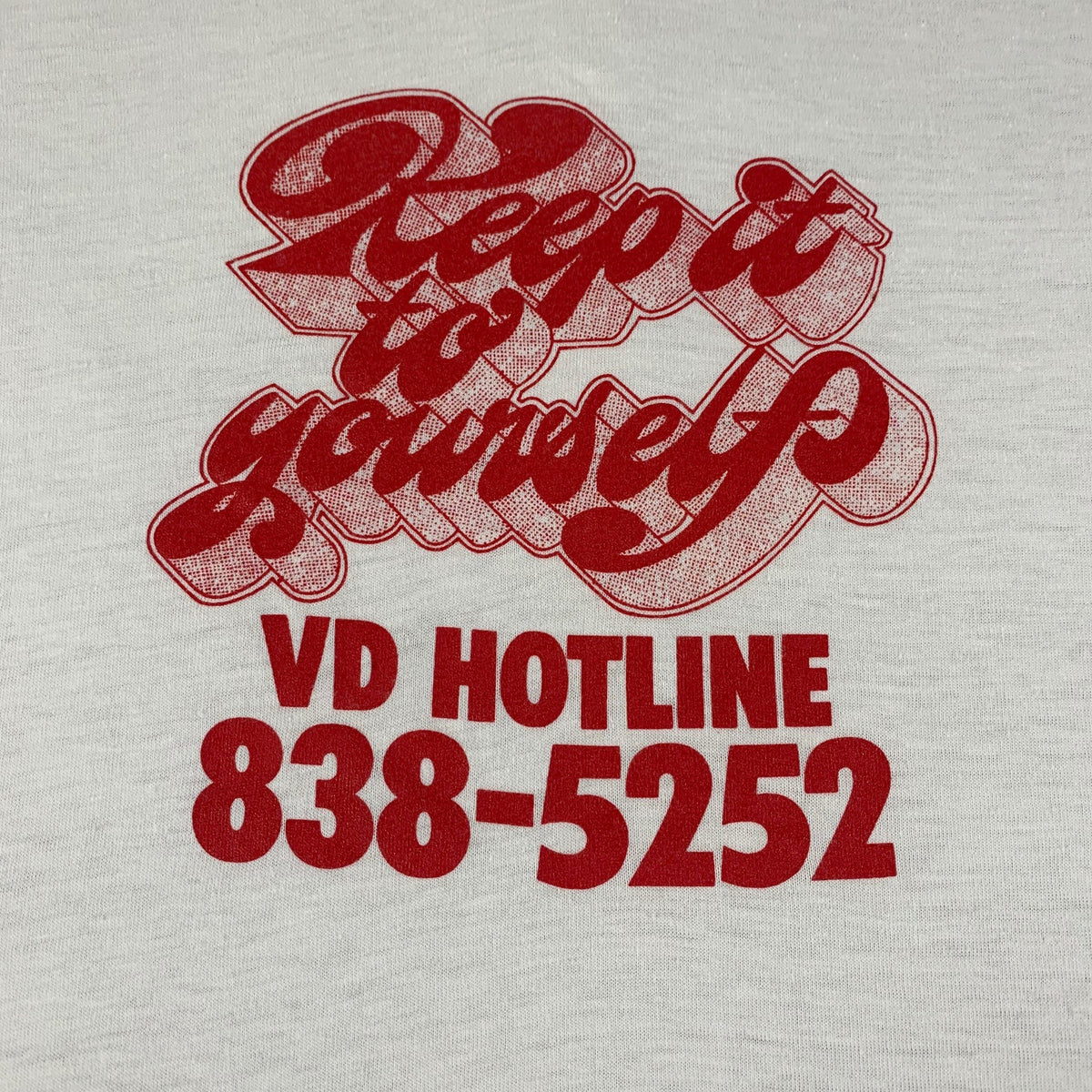 Vintage ABC &quot;Venereal Disease Hotline&quot; T-Shirt - jointcustodydc