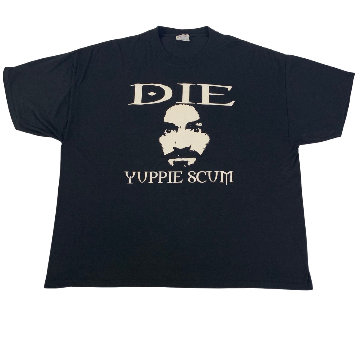 Vintage Charles Manson &quot;DIE&quot; T-Shirt - jointcustodydc