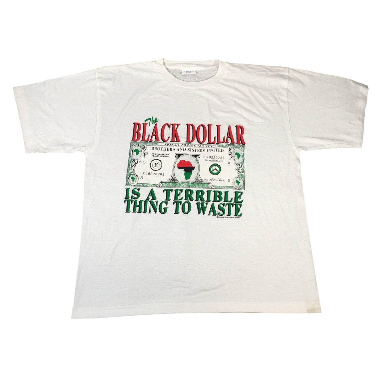 Vintage Africa &quot;The Black Dollar&quot; T-Shirt - jointcustodydc