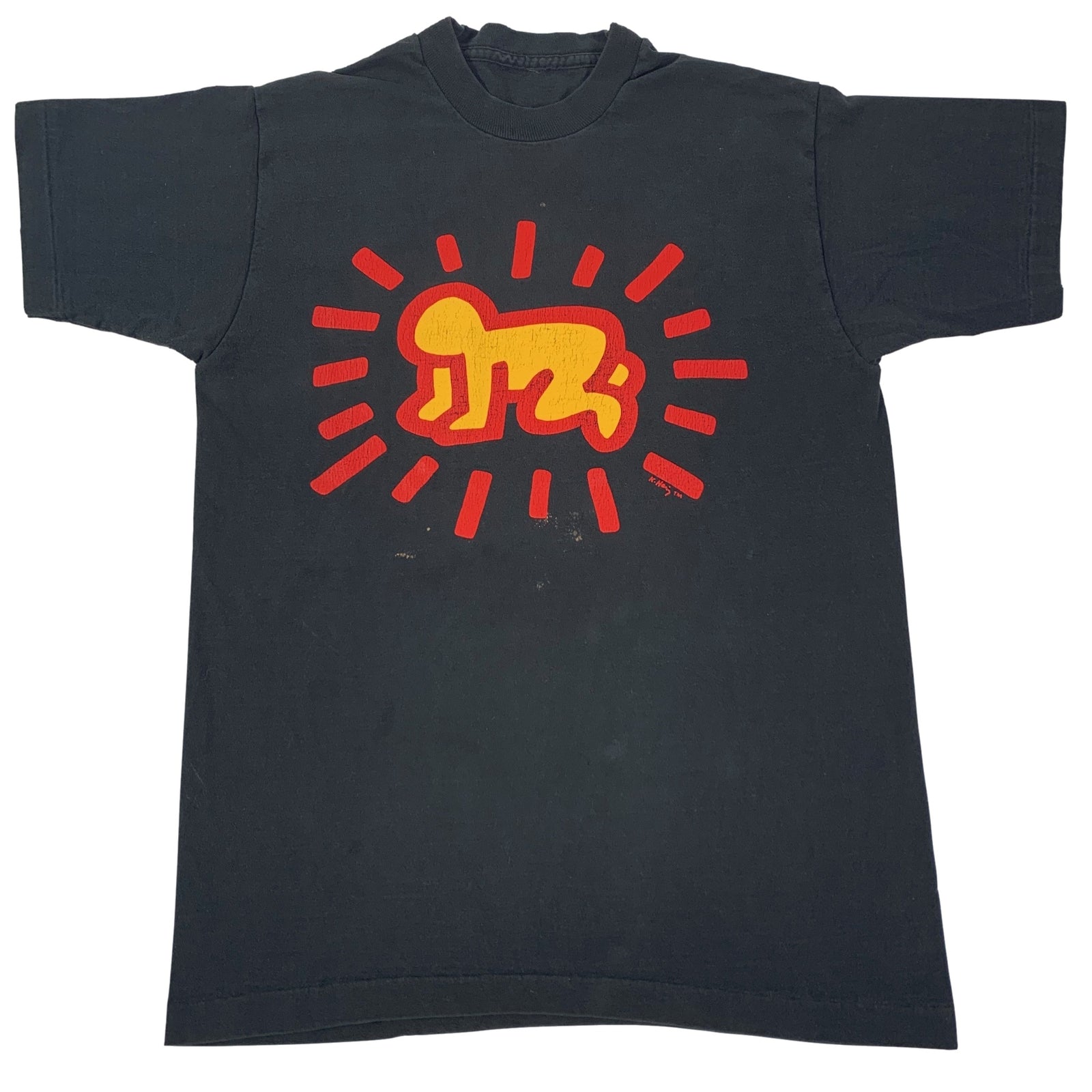 Vintage Keith Haring "Radiant Baby / Barking Dog" T-Sirt - jointcustodydc