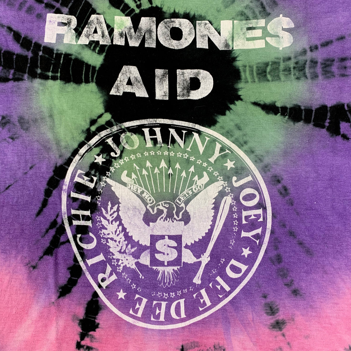 Vintage Ramones Aid &quot;Tie-Dye&quot; T-Shirt - jointcustodydc