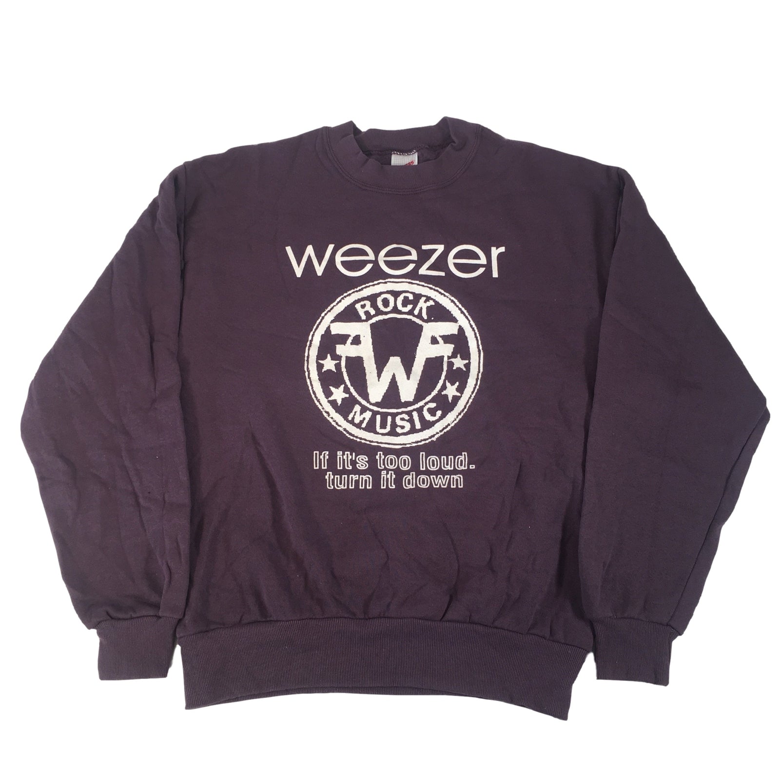 Vintage Weezer "Rock Music" Crewneck Sweatshirt - jointcustodydc