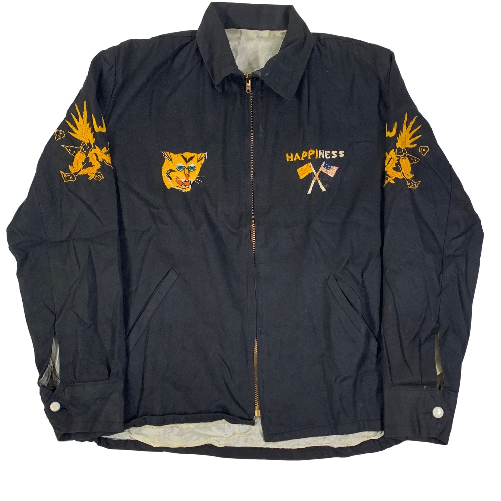 Vintage Black Vietnam War "Tay Ninh '67-'68" Tour Jacket - jointcustodydc