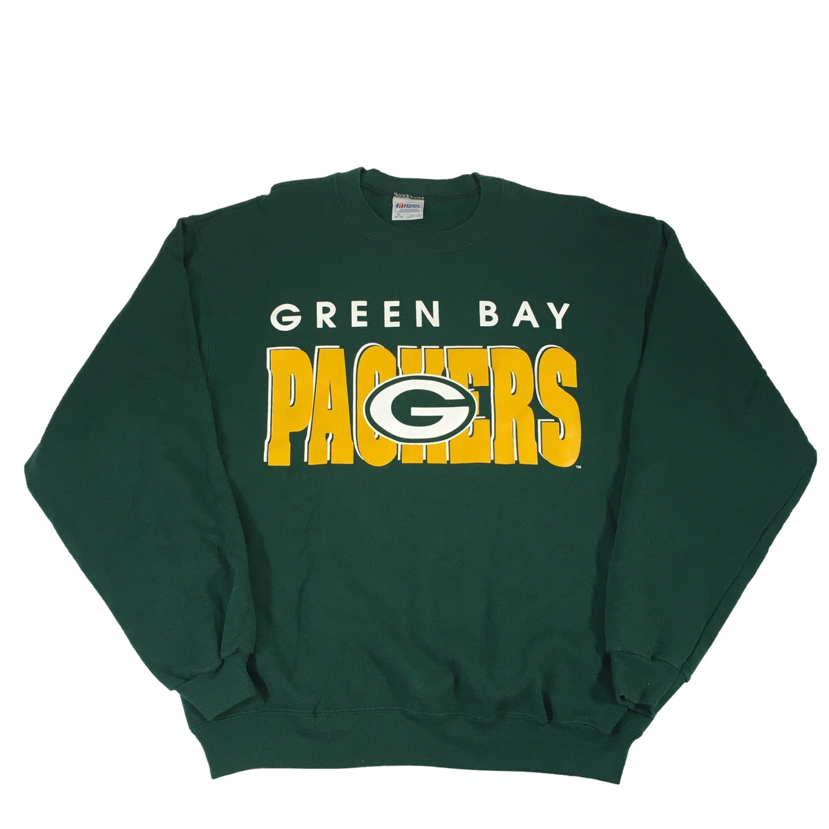 Vintage Green Bay Packers &quot;Logo&quot; Crewneck Sweatshirt - jointcustodydc