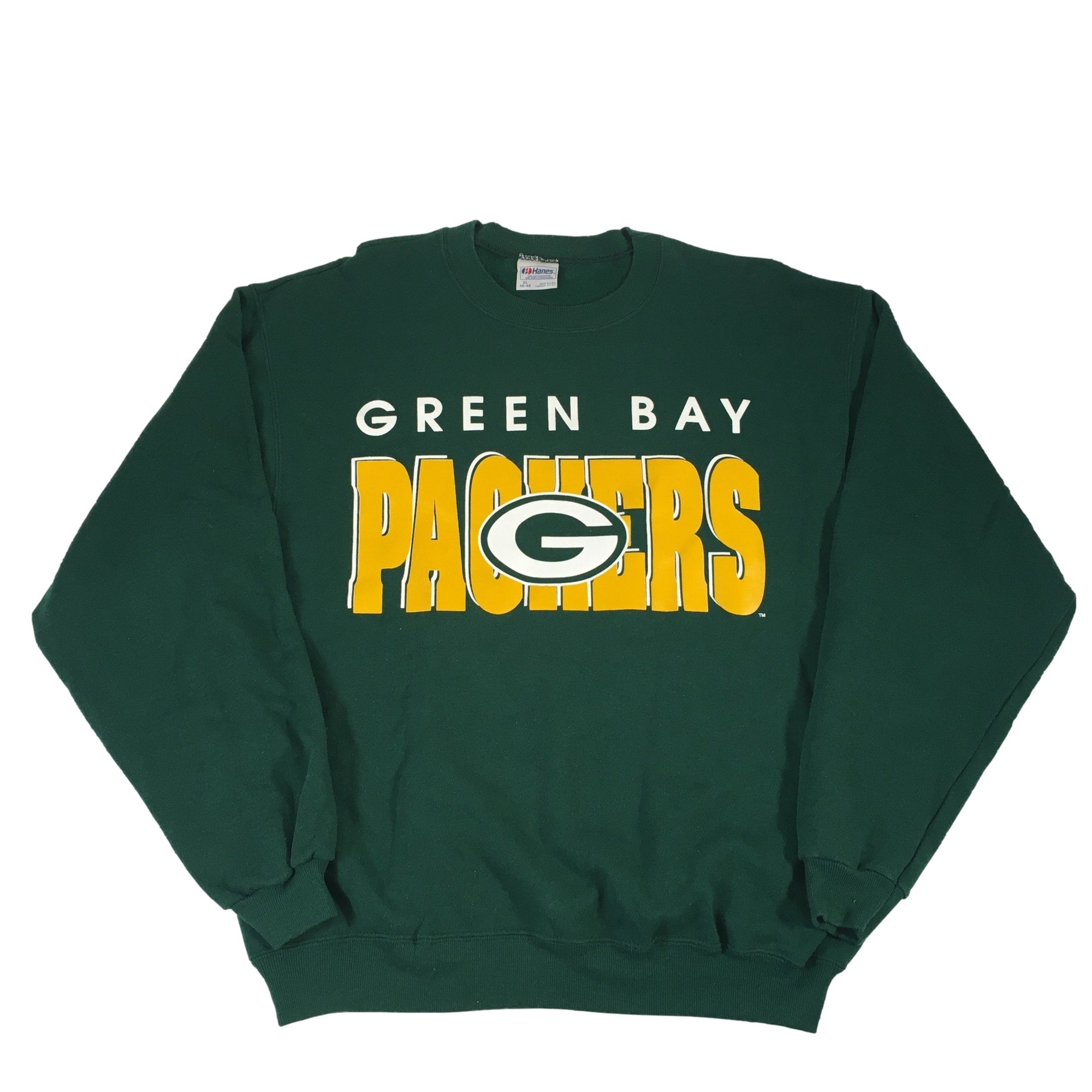 Vintage Green Bay Packers "Logo" Crewneck Sweatshirt - jointcustodydc