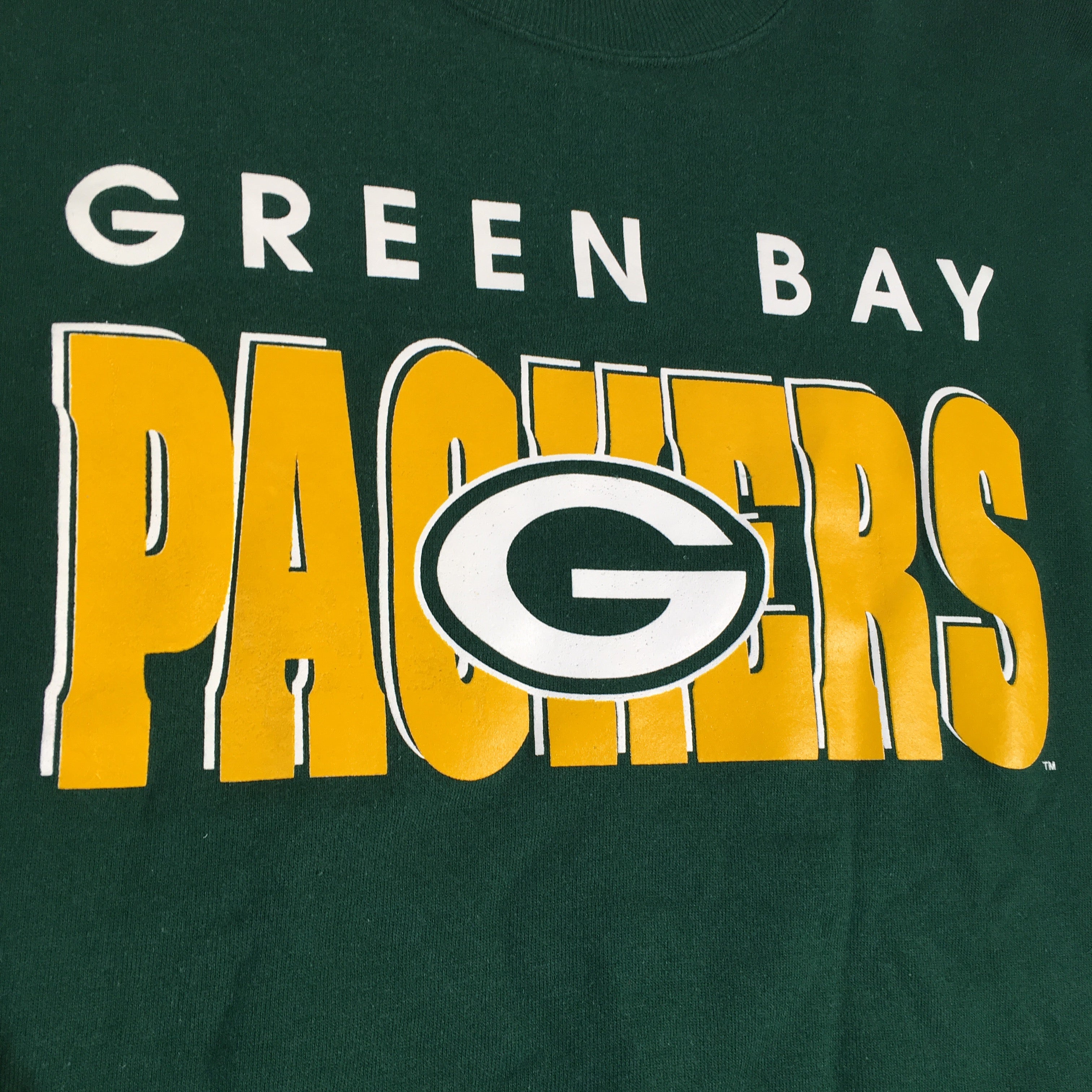 Vintage Packers Logo with 'Packers' Text (Yellow)