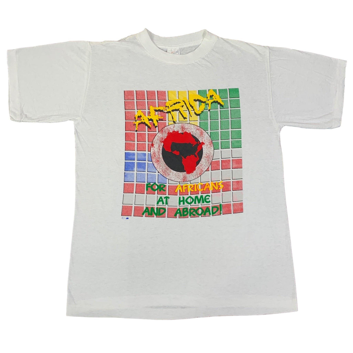 Vintage Africa &quot;Home And Abroad&quot; T-Shirt - jointcustodydc
