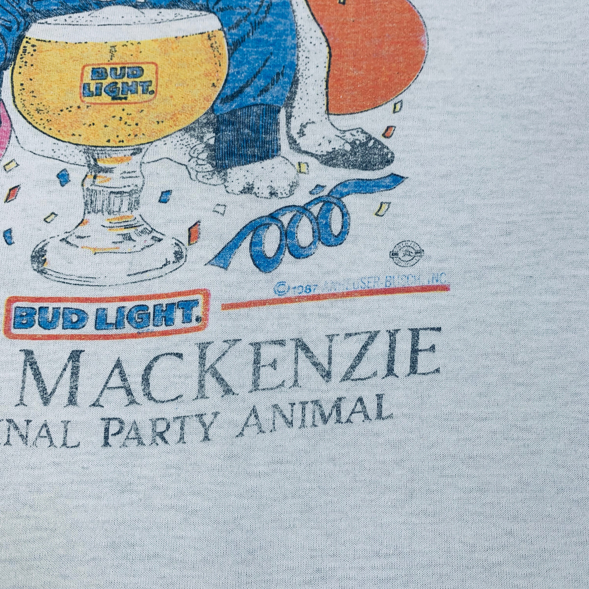 Vintage Spuds Mackenzie &quot;The Original Party Animal&quot; T-Shirt - jointcustodydc