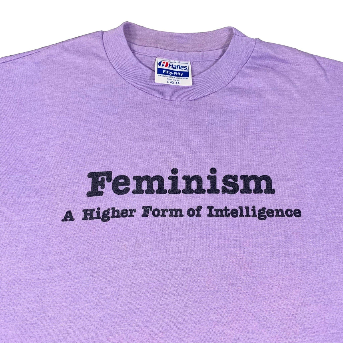 Vintage Feminism &quot;Higher Form Of Intelligence&quot; T-Shirt - jointcustodydc