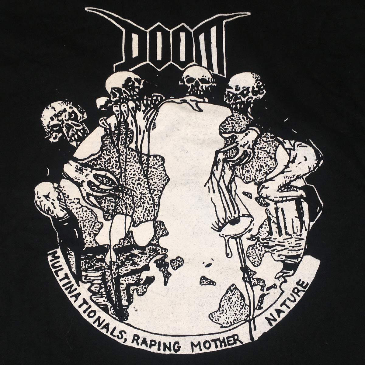 Vintage Doom &quot;Multinationals, Raping Mother Nature&quot; T-Shirt - jointcustodydc