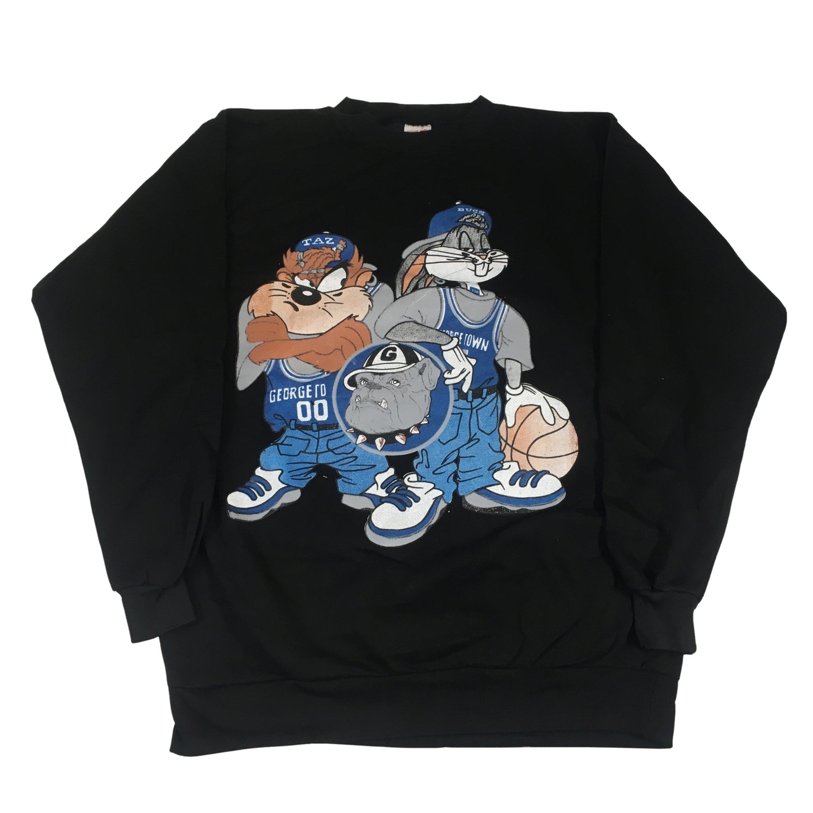 Vintage Georgetown Hoyas "Looney Tunes" Crewneck Sweatshirt - jointcustodydc
