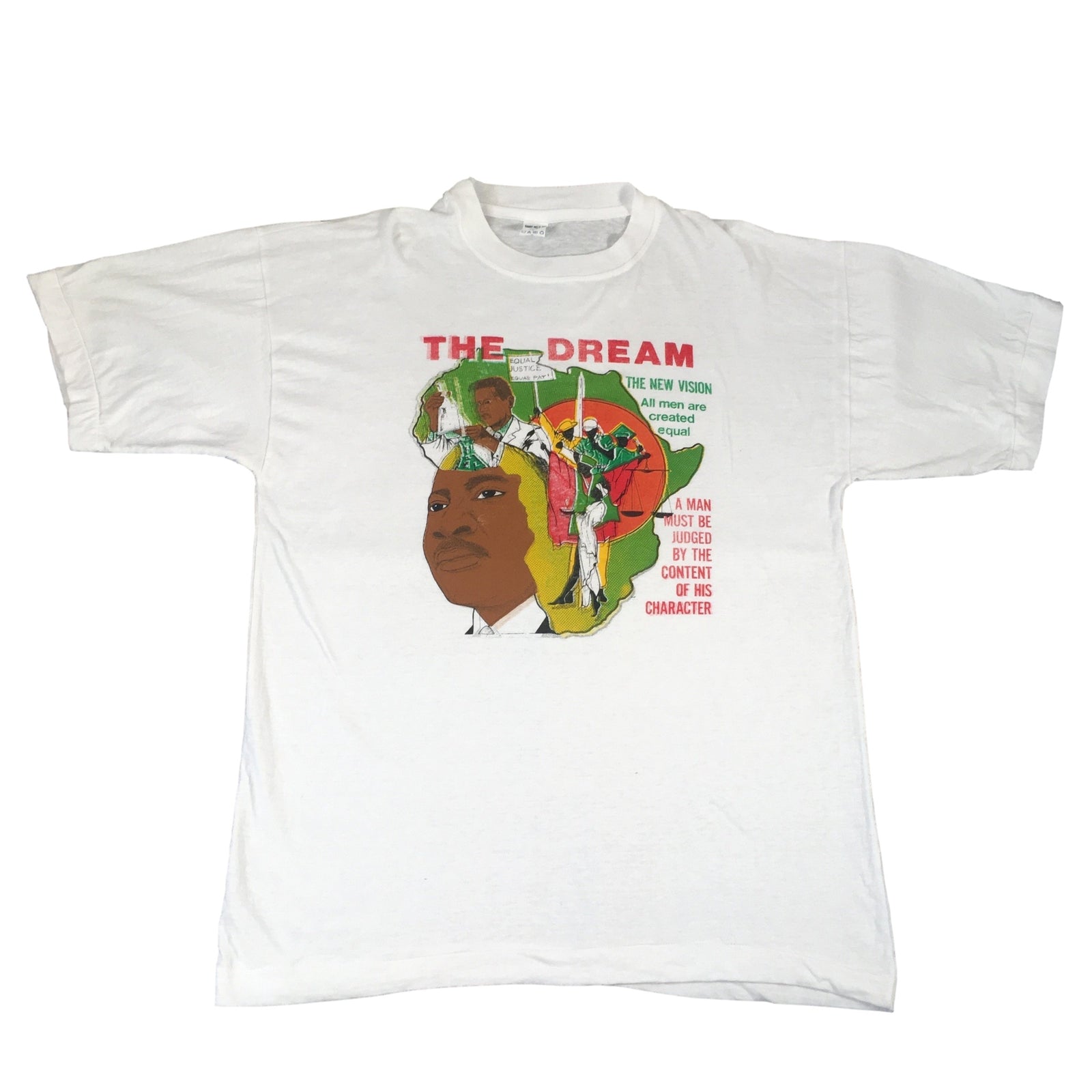 Vintage The Dream "All Men Are Created Equal" T-Shirt - jointcustodydc