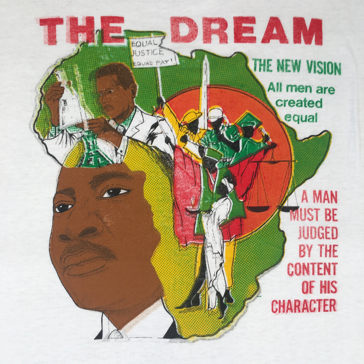 Vintage The Dream &quot;All Men Are Created Equal&quot; T-Shirt - jointcustodydc