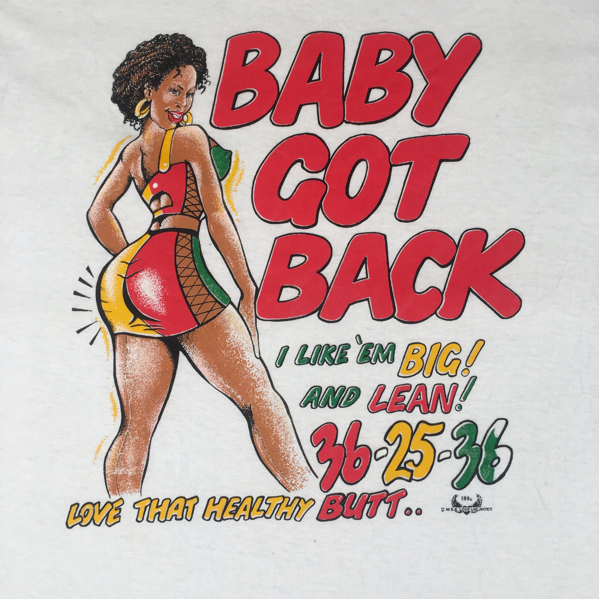 Vintage Sir Mix-A-Lot &quot;Baby Got Back&quot; T-Shirt - jointcustodydc
