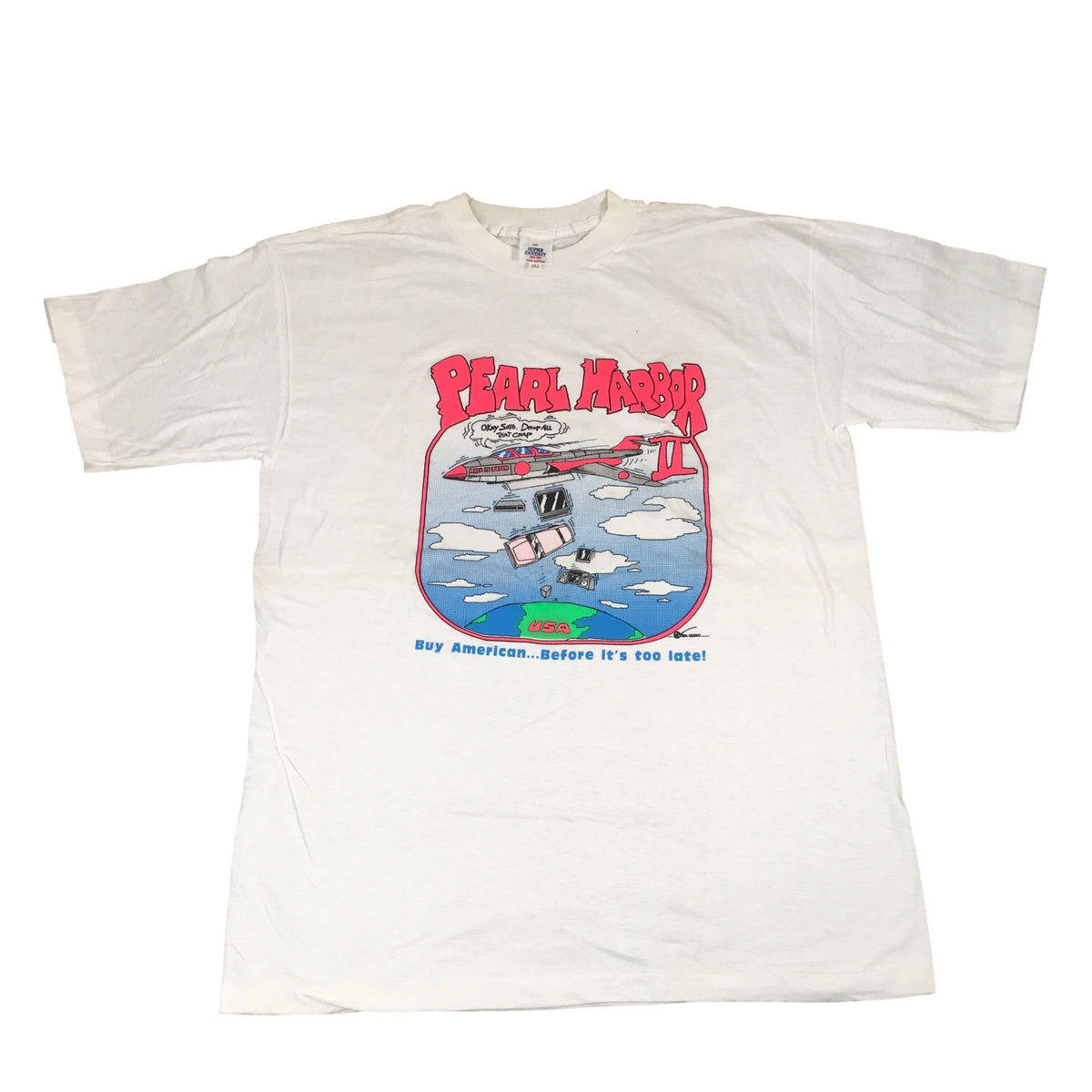 Vintage Pearl Harbor II &quot;Buy American&quot; T-Shirt - jointcustodydc