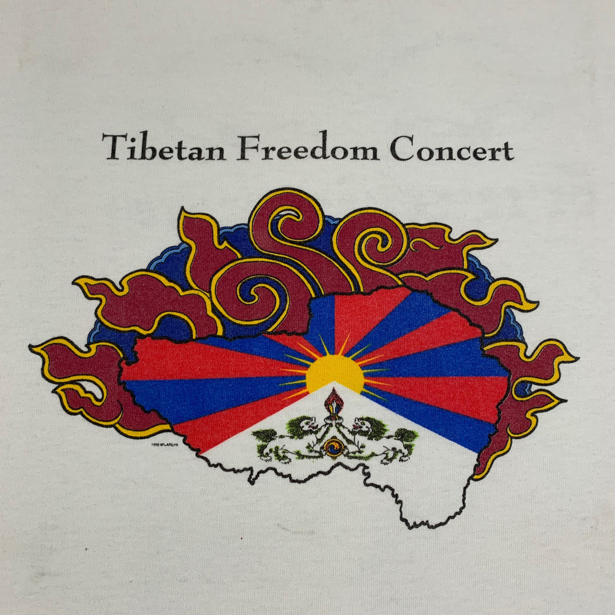 Vintage Tibetan Freedom Concert &quot;1996&quot; T-Shirt - jointcustodydc