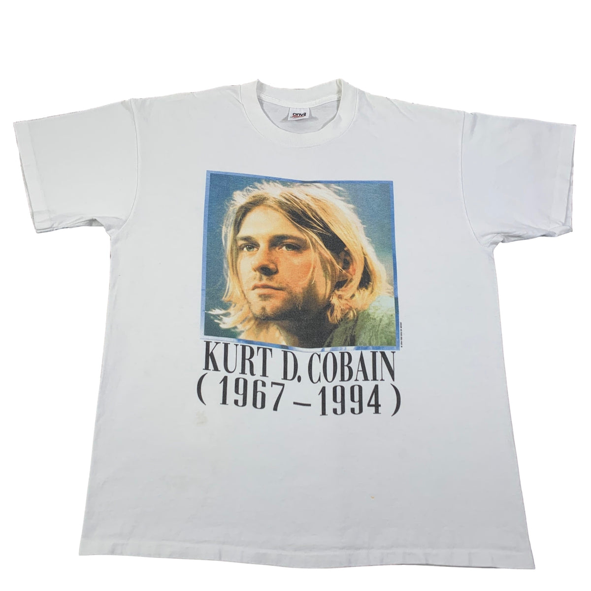 Vintage Nirvana Kurt D. Cobain &quot;Memorial&quot; T-Shirt - jointcustodydc