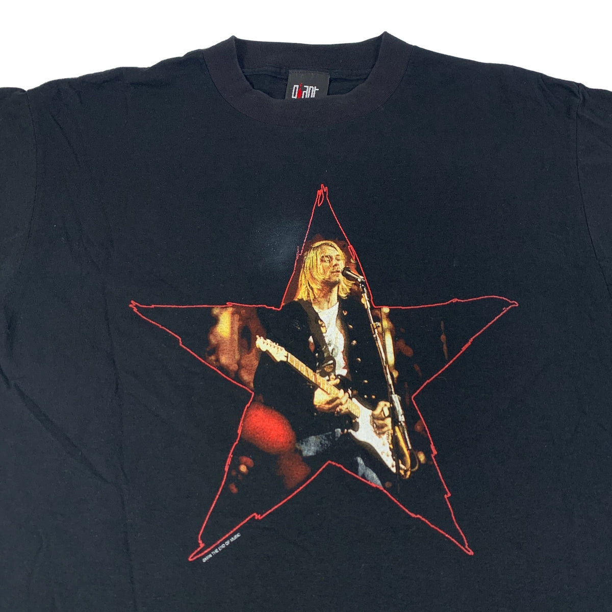 Vintage Nirvana Kurt Cobain &quot;Star&quot; T-Shirt - jointcustodydc