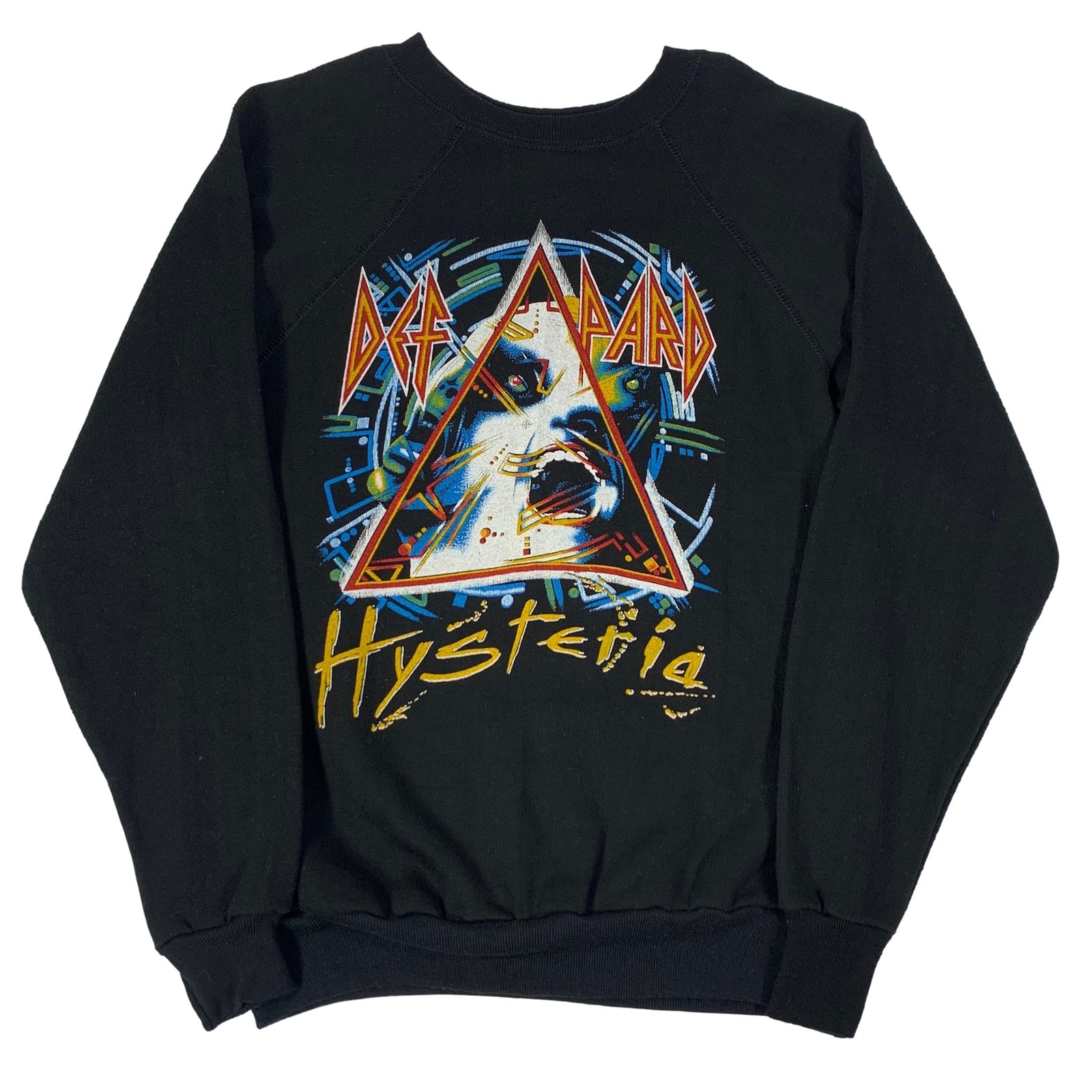 Vintage Def Leppard "Hysteria" Crewneck Sweashirt - jointcustodydc