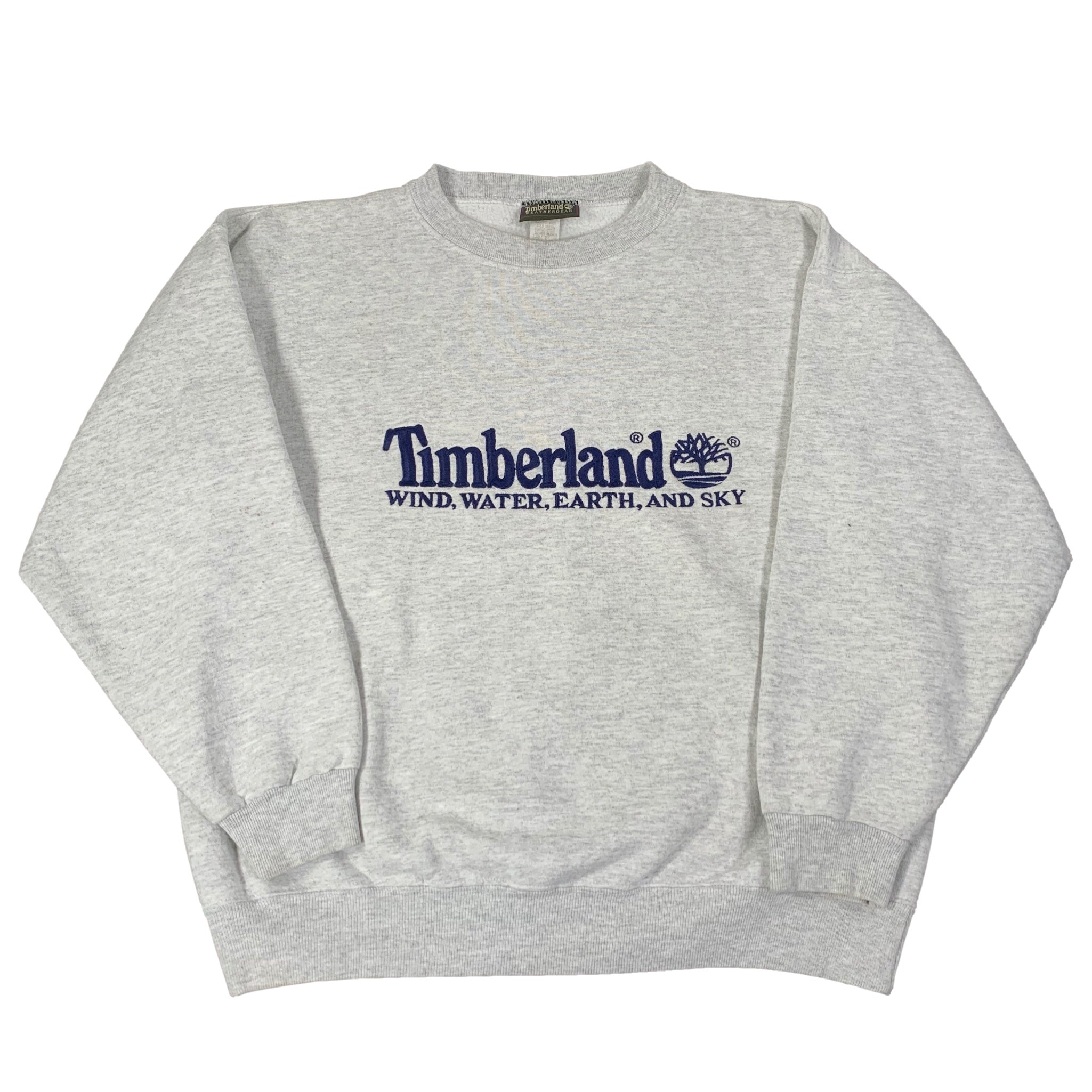 【massnoun】OBJECT WIND CREWNECK Worn White Sidewinder Rib L/S Crew - Buck Mason- Modern
