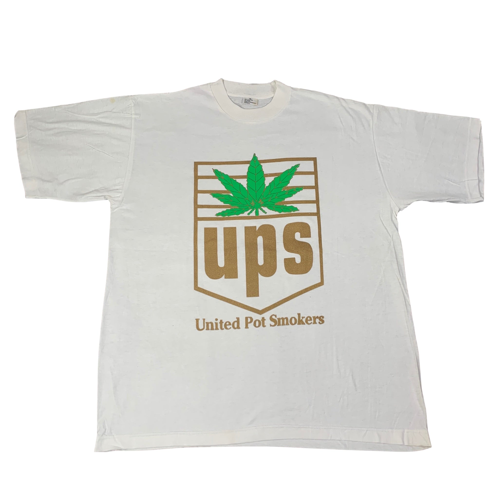 90s UPS United Pot Smokers Tシャツ Vintage UPS 