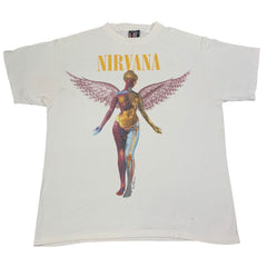 トップス 90s Nirvana In Utero VINTAGE NIRVANA IN UTERO TEE SHIRT 90s SIZE LARGE MADE IN