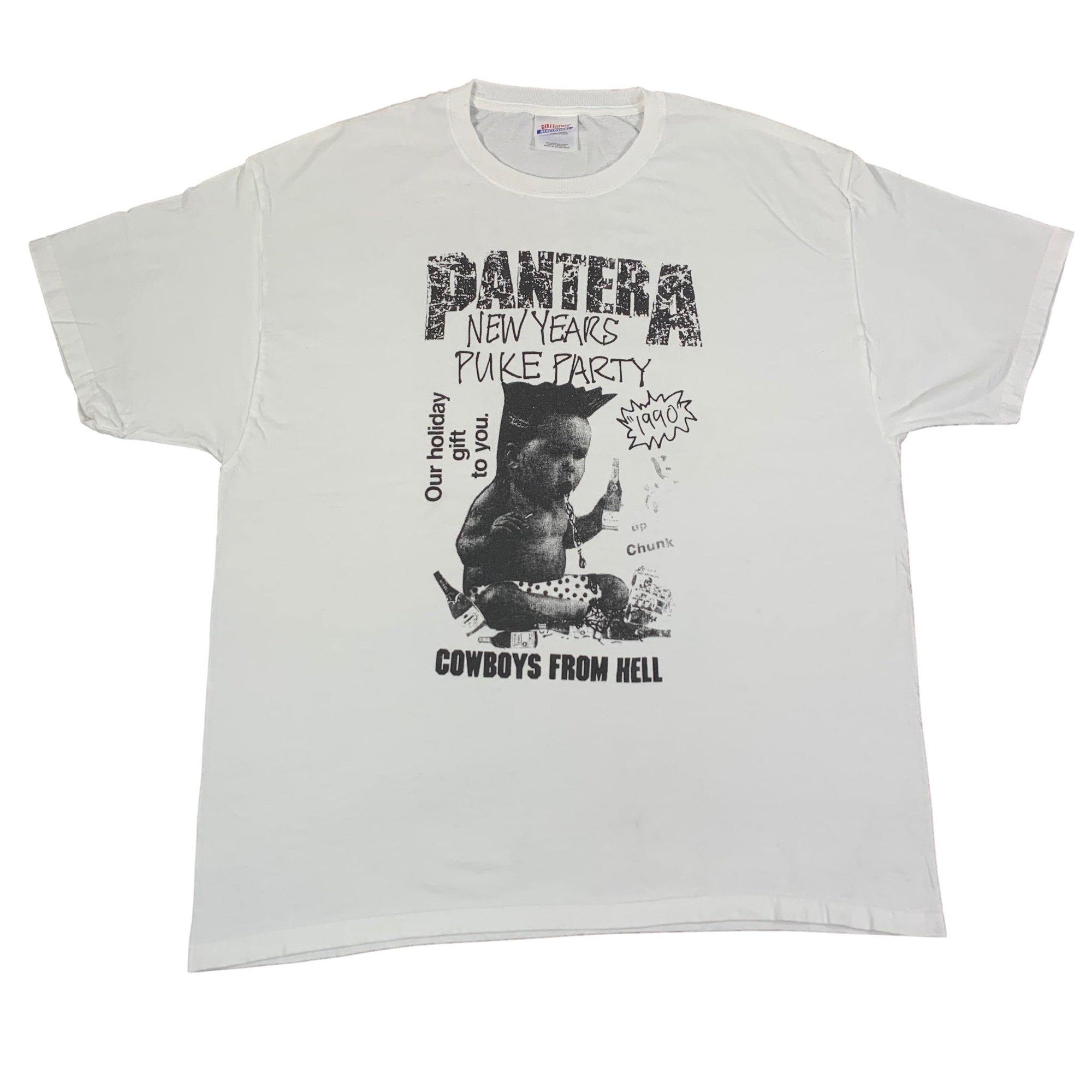 Vintage Pantera "New Years Puke Party" T-Shirt - jointcustodydc