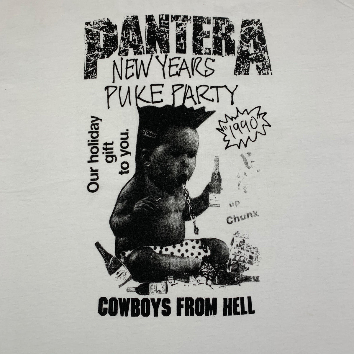 Vintage Pantera &quot;New Years Puke Party&quot; T-Shirt - jointcustodydc