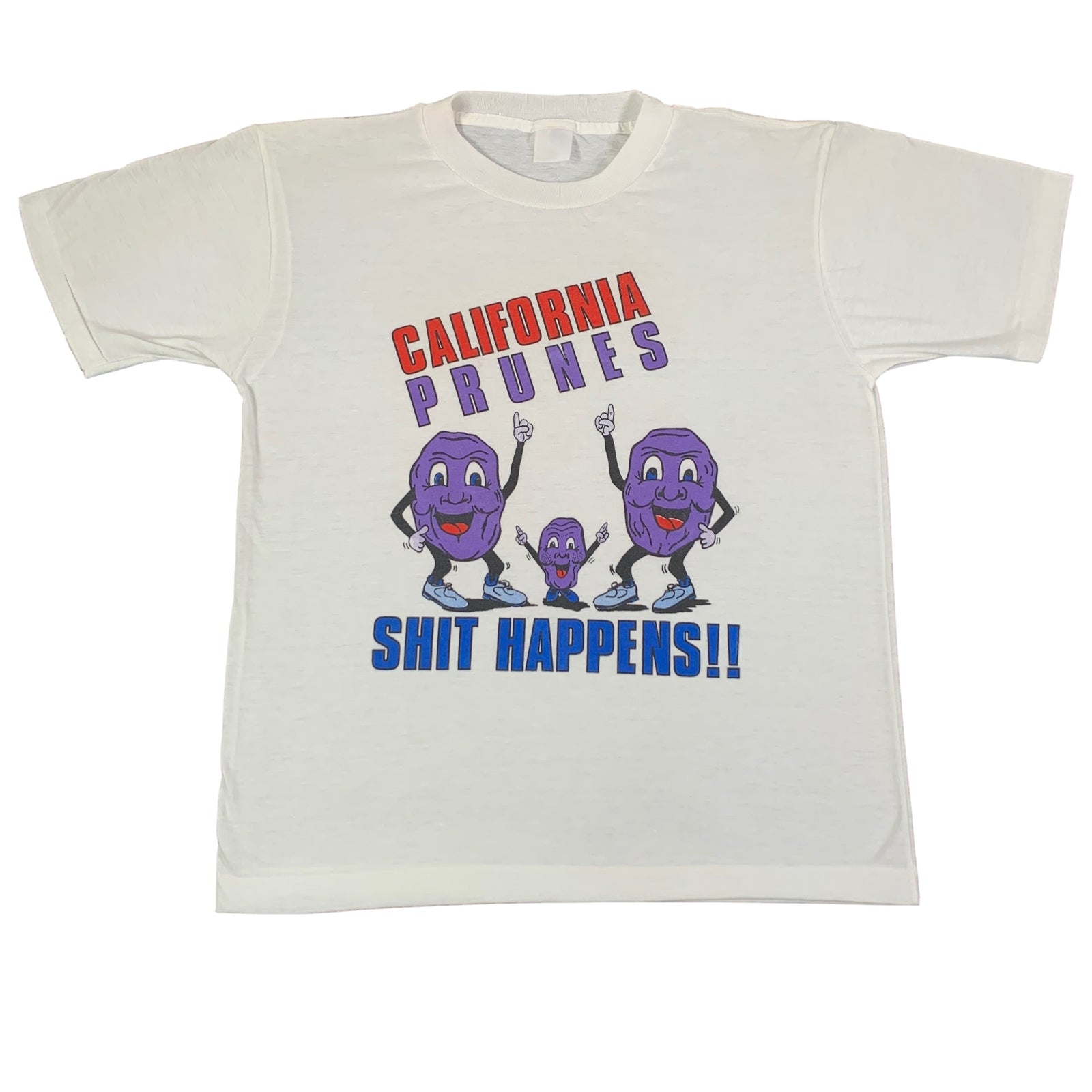 Vintage California Prunes "Sh*t Happens" T-Shirt - jointcustodydc