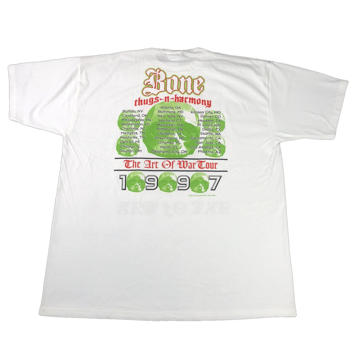 Vintage Bone Thugs N Harmony &quot;The Art of War Tour 1997&quot; T-Shirt - jointcustodydc