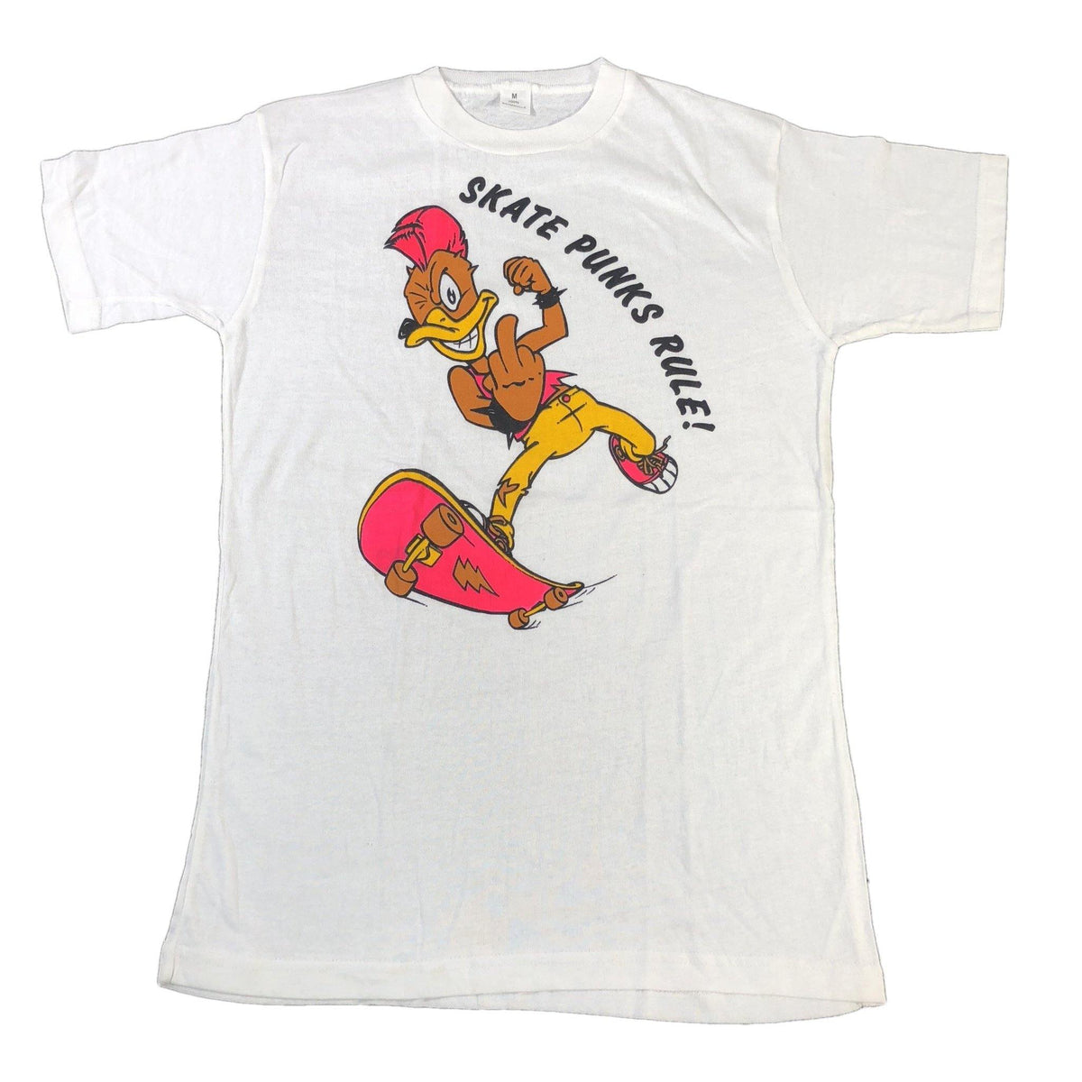 Vintage Thrashin&#39; Duck &quot;Skate Punks Rule&quot; T-Shirt - jointcustodydc