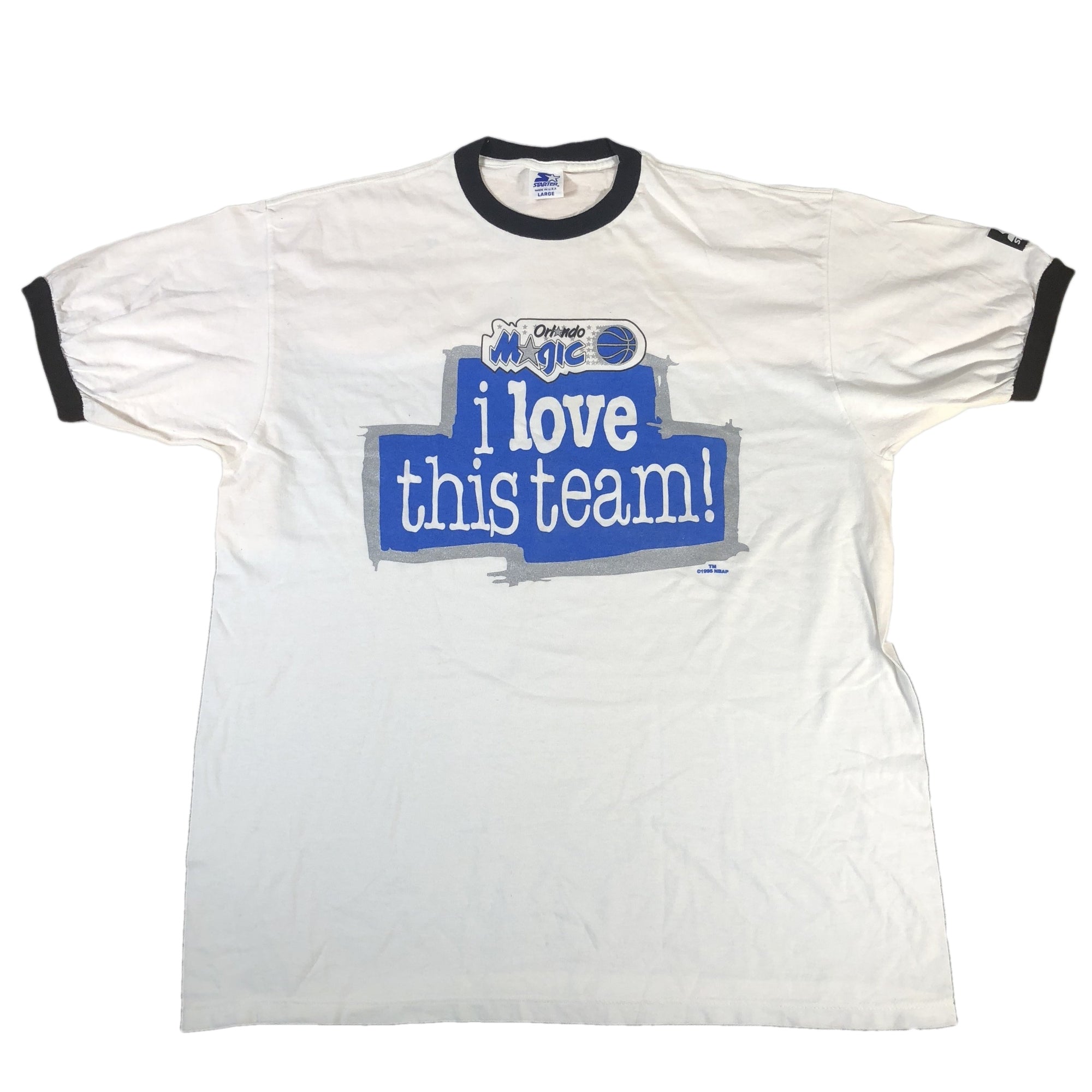 Vintage Orlando Magic "I Love This Team" Starter T-Shirt - jointcustodydc