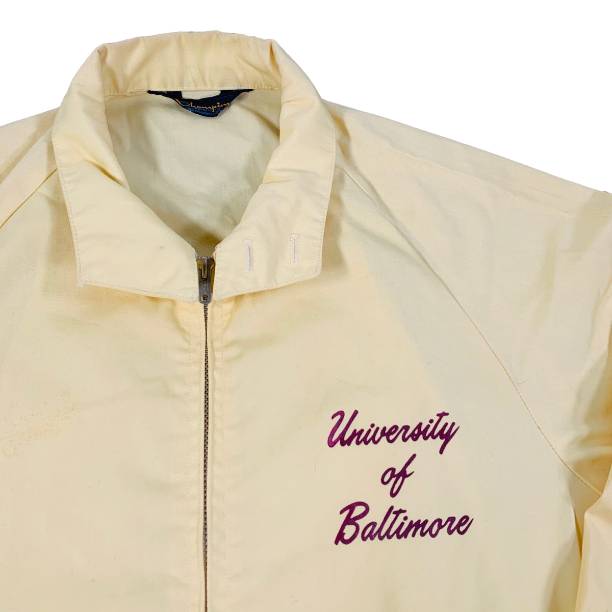 Vintage Champion Runner Tag &quot;University Of Baltimore&quot; Jacket - jointcustodydc