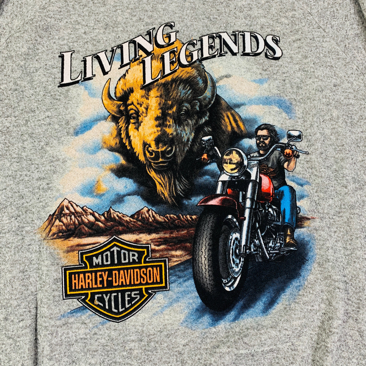 Vintage Harley-Davidson &quot;Living Legends&quot; Crewneck Sweatshirt - jointcustodydc