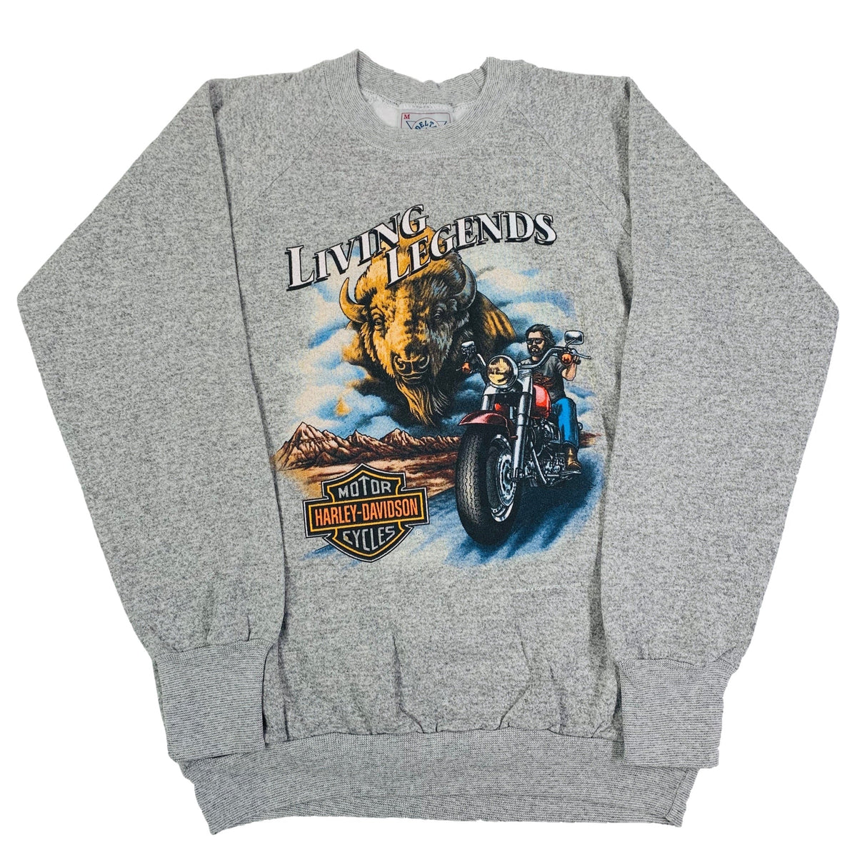 Vintage Harley-Davidson &quot;Living Legends&quot; Raglan Sweatshirt