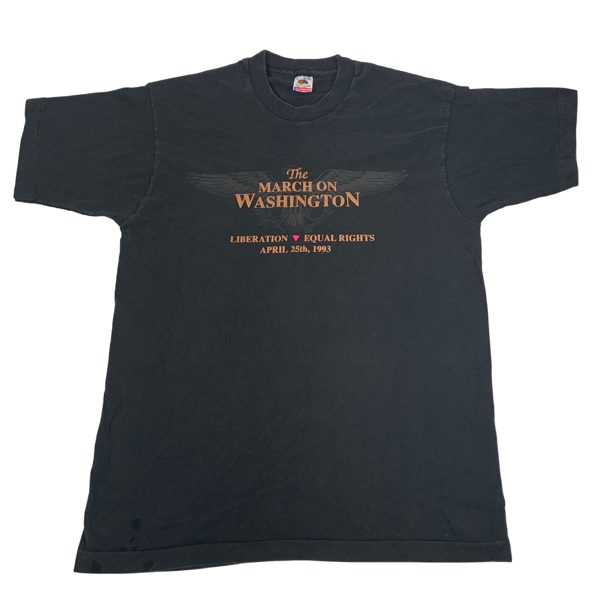 Vintage Equal Rights And Liberation "March On Washington" T-Shirt - jointcustodydc