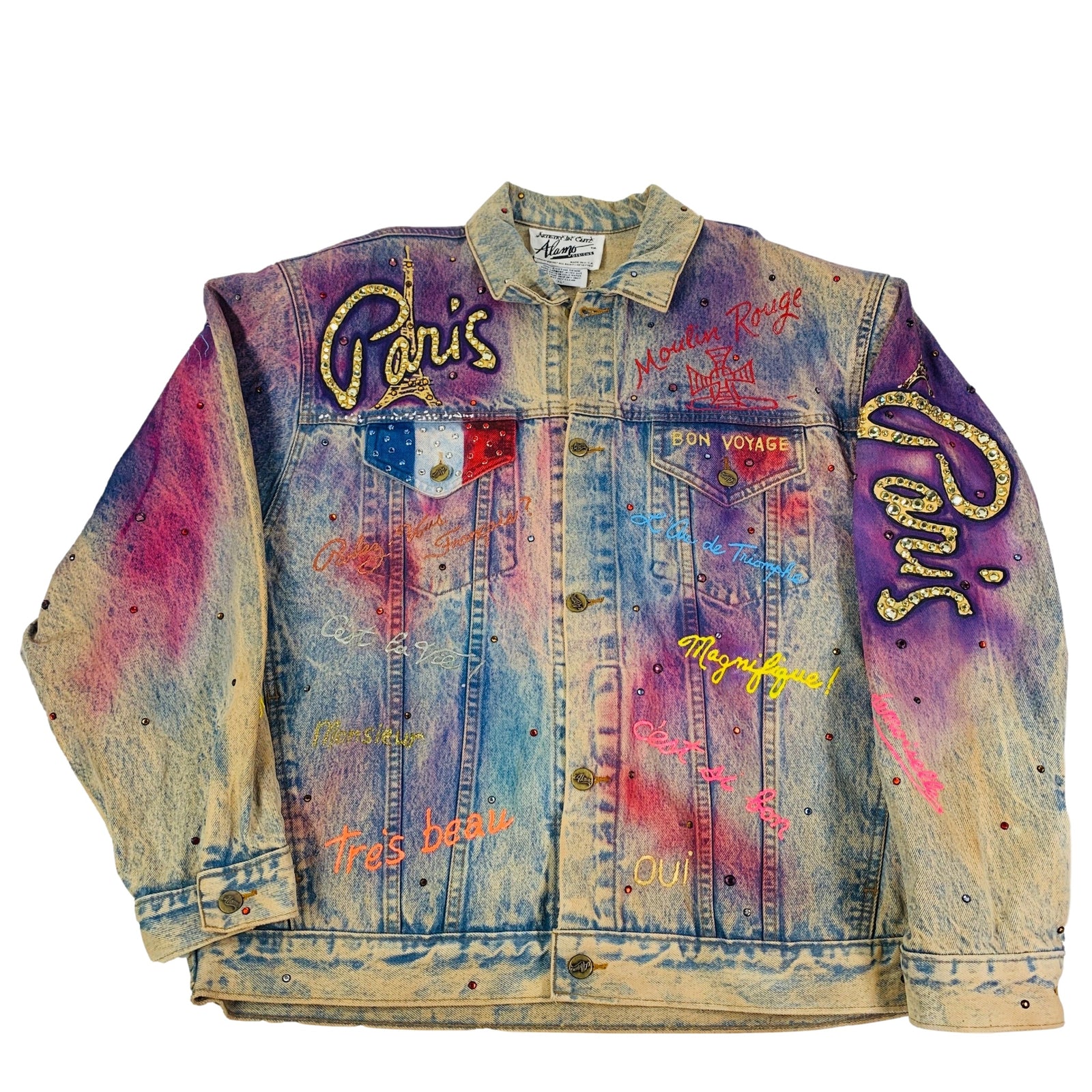 Vintage Tony Alamo Of Nashville "Paris" Denim Jacket - jointcustodydc