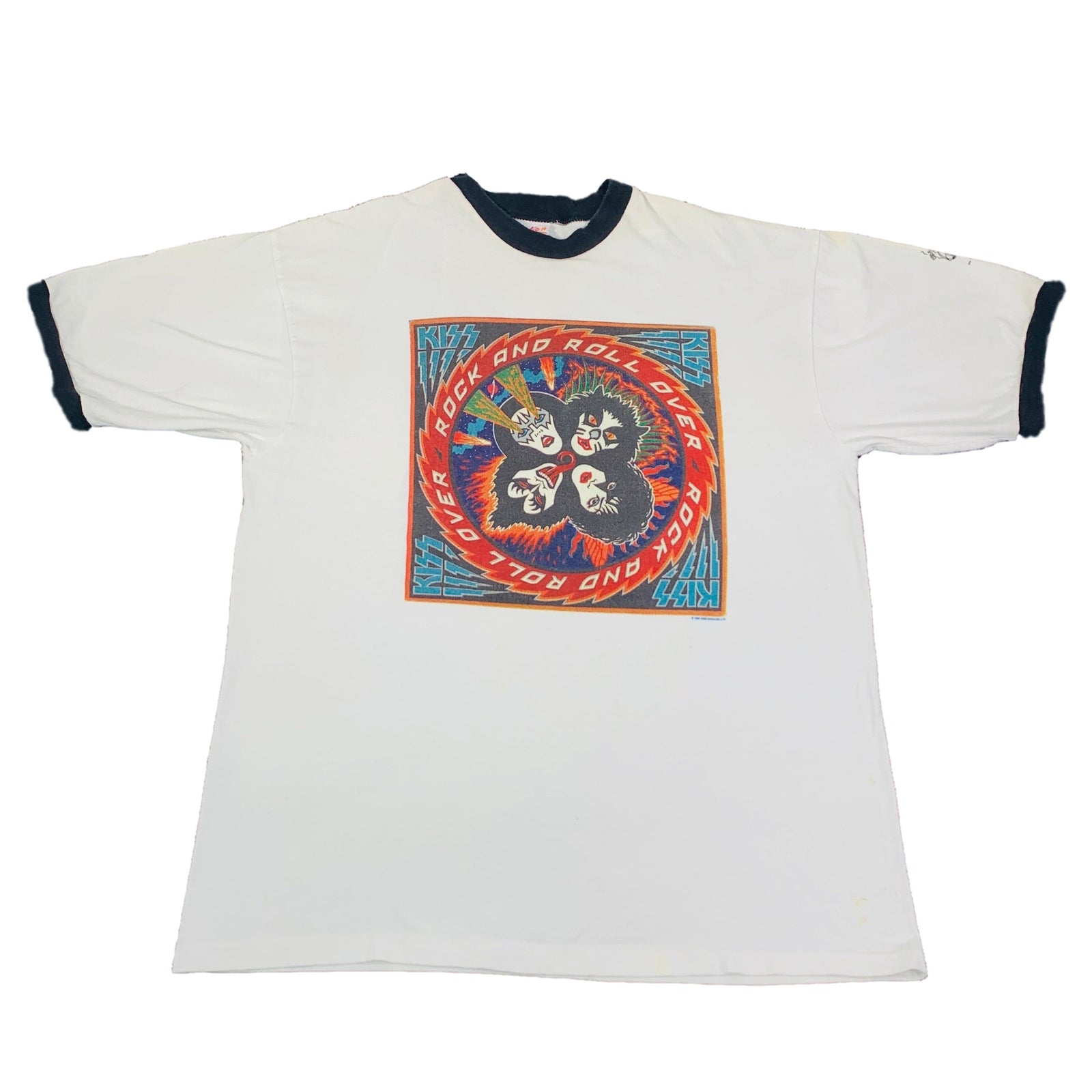 Vintage Kiss "Rock And Roll Over" Ringer - jointcustodydc
