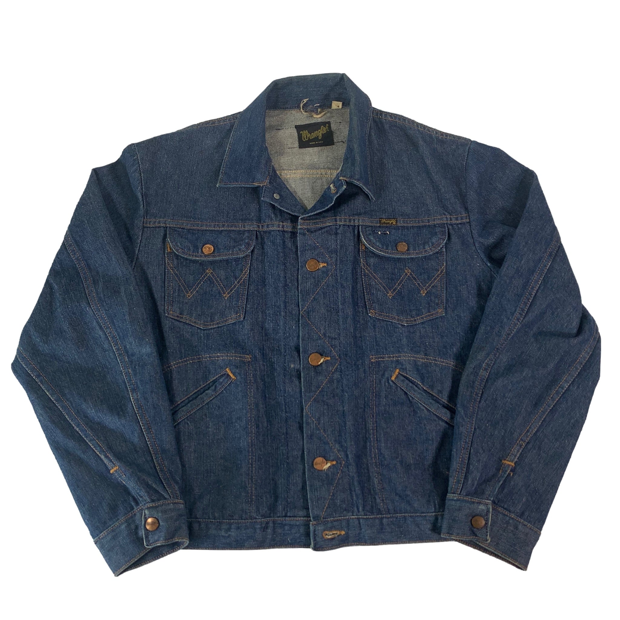 Wrangler Men's Flannel Heritage JKT Denim Jacket, Tinted Dark, L : Buy  Online at Best Price in KSA - Souq is now Amazon.sa: Fashion