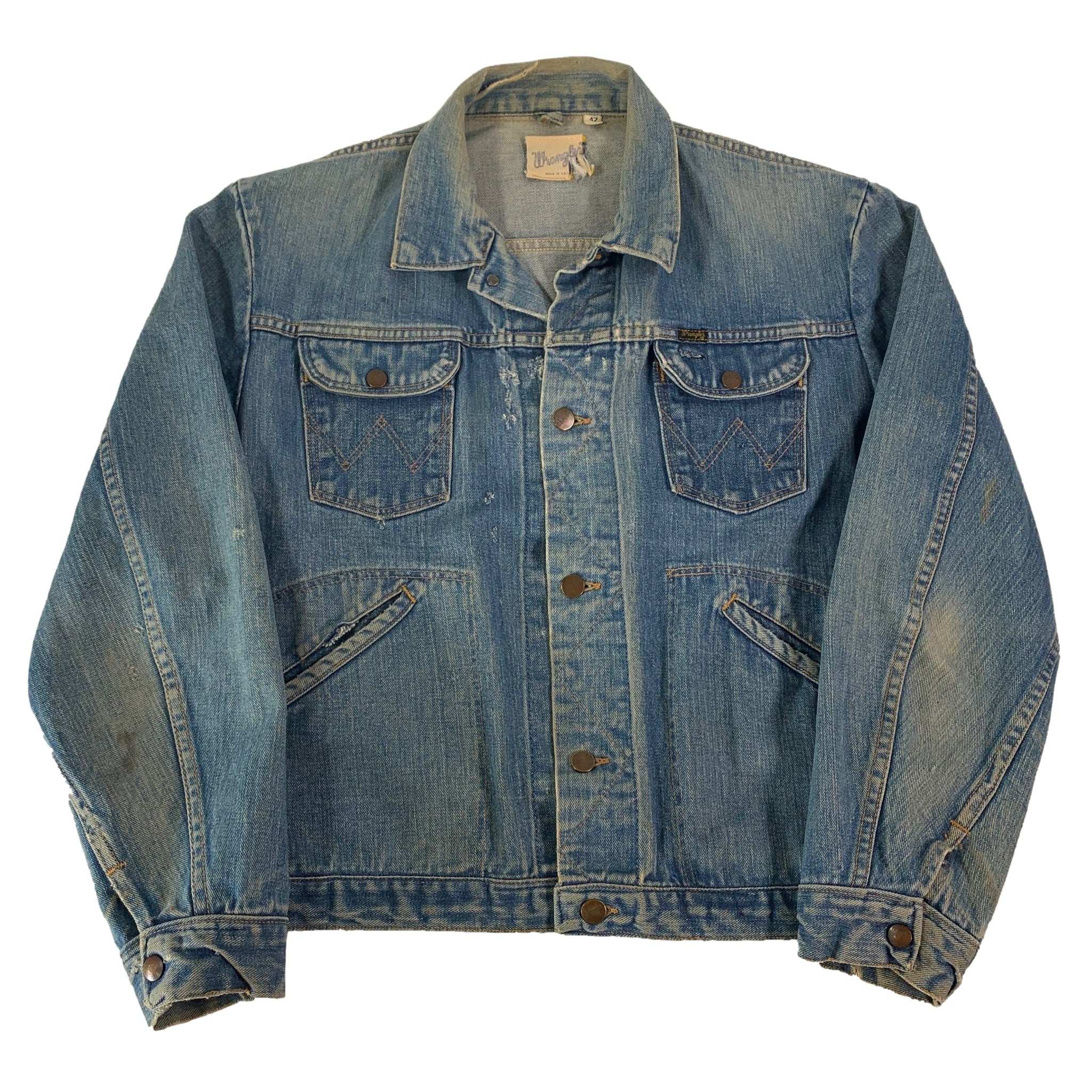 Vintage wrangler hot sale denim jacket