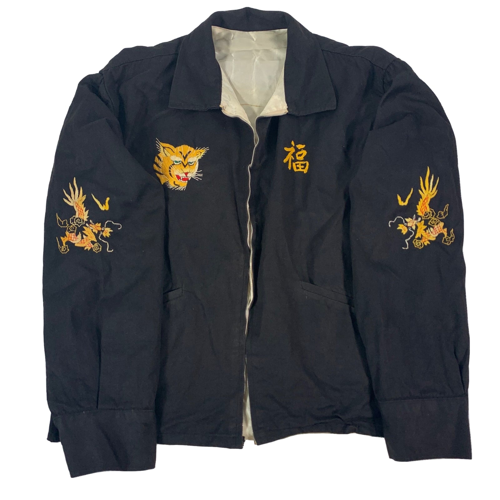 Vintage Black Vietnam War "Camranh '67-'68" Tour Jacket - jointcustodydc