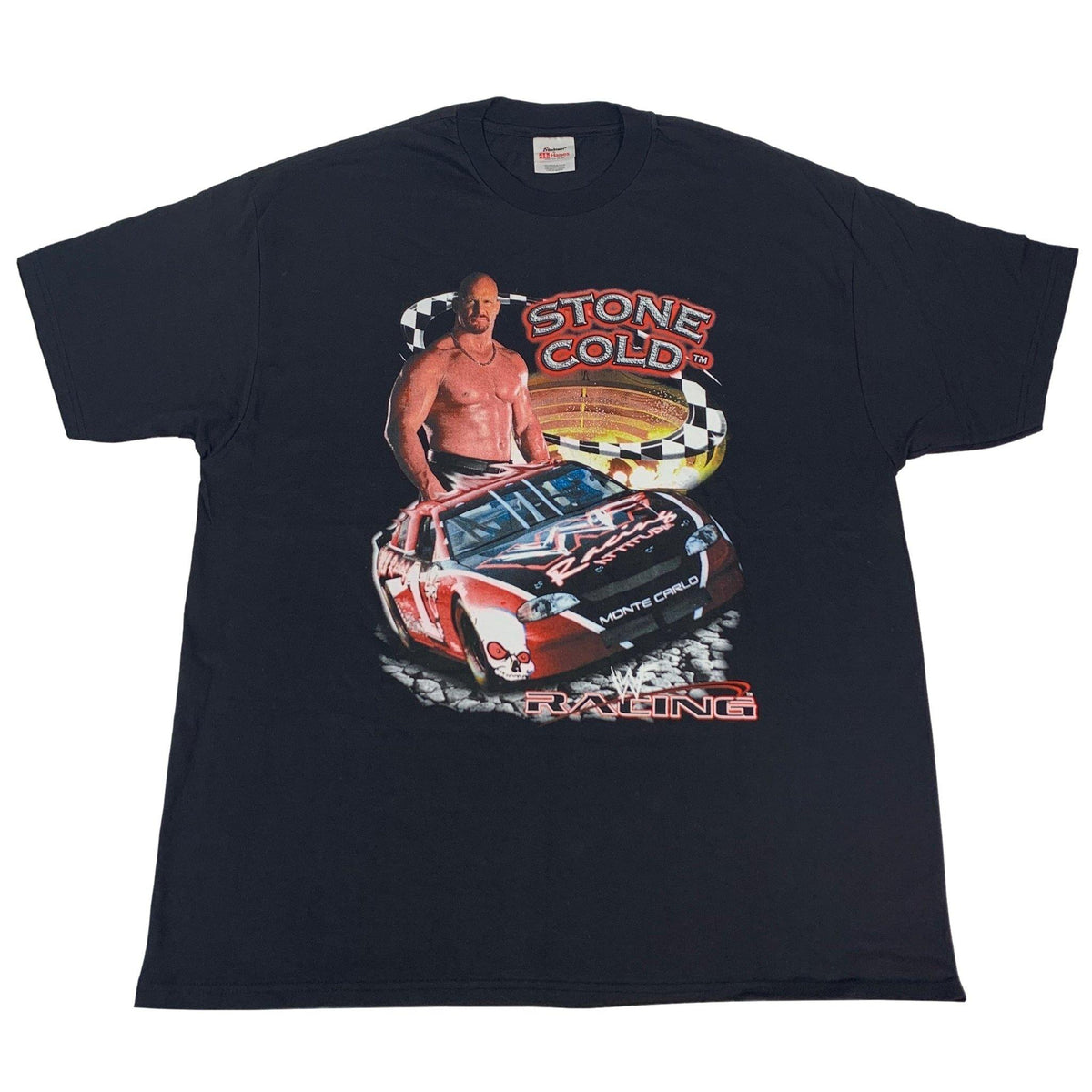 Vintage Stone Cold &quot;Racing&quot; T-Shirt - jointcustodydc