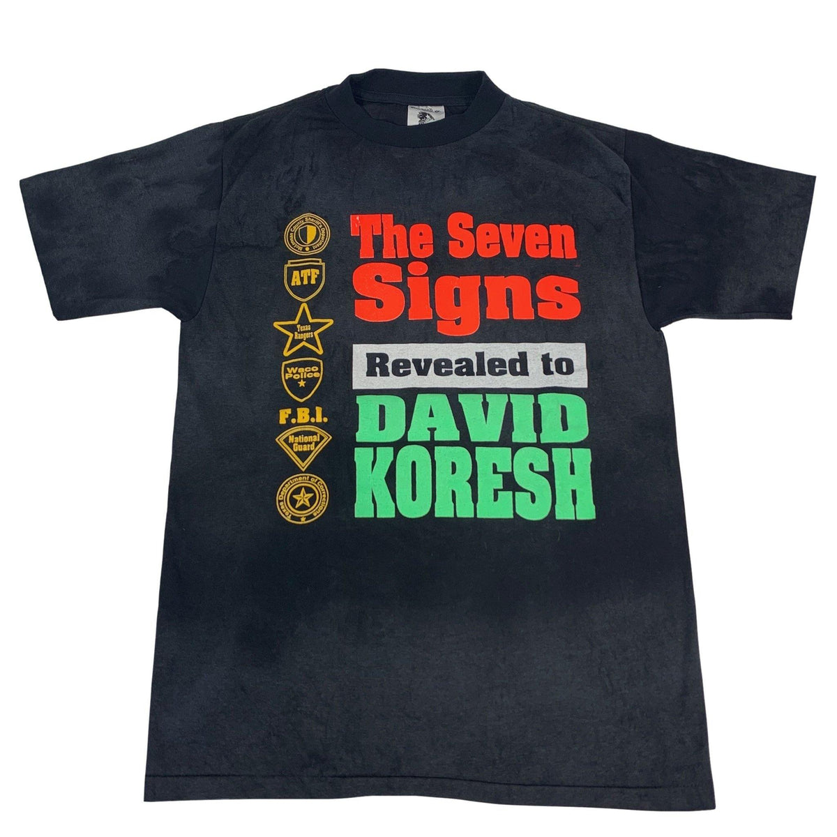 Vintage David Koresh &quot;Branch Davidians&quot; T-Shirt - jointcustodydc