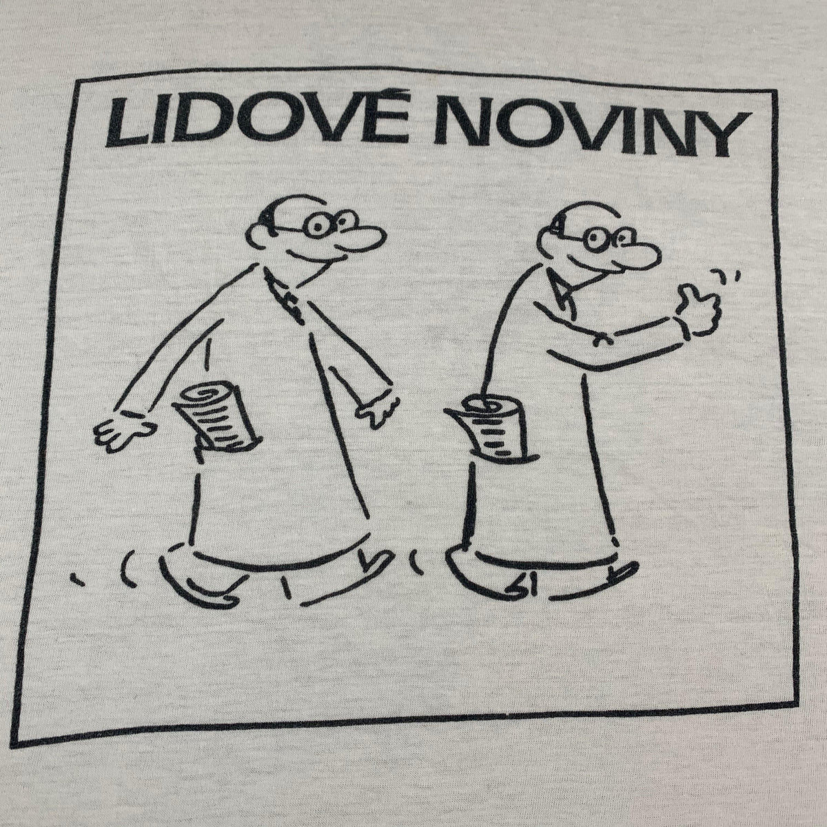 Vintage Lidove Noviny &quot;Cartoon&quot; T-Shirt - jointcustodydc