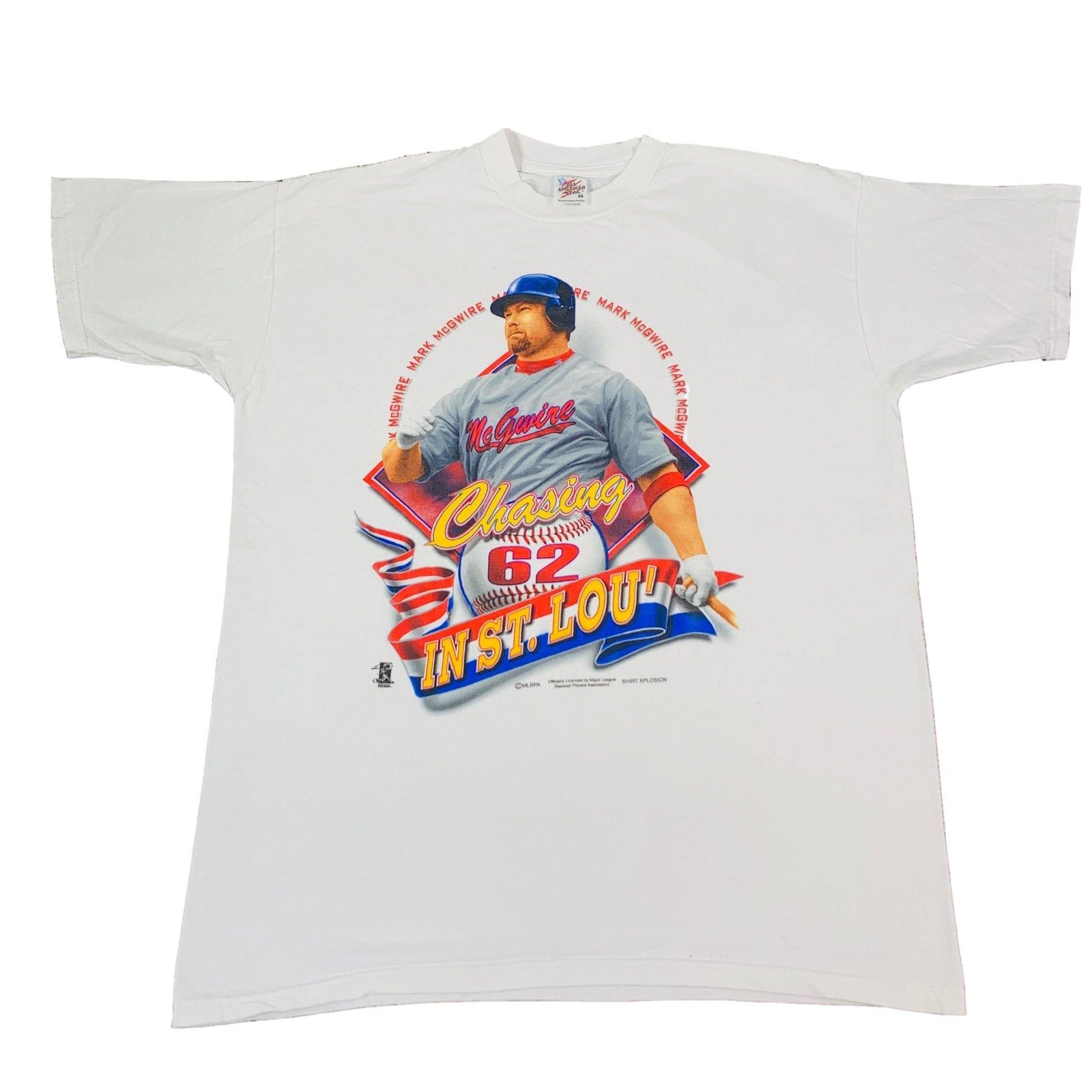 Vintage Mark McGwire "Chasing In St. Lou" T-Shirt - jointcustodydc