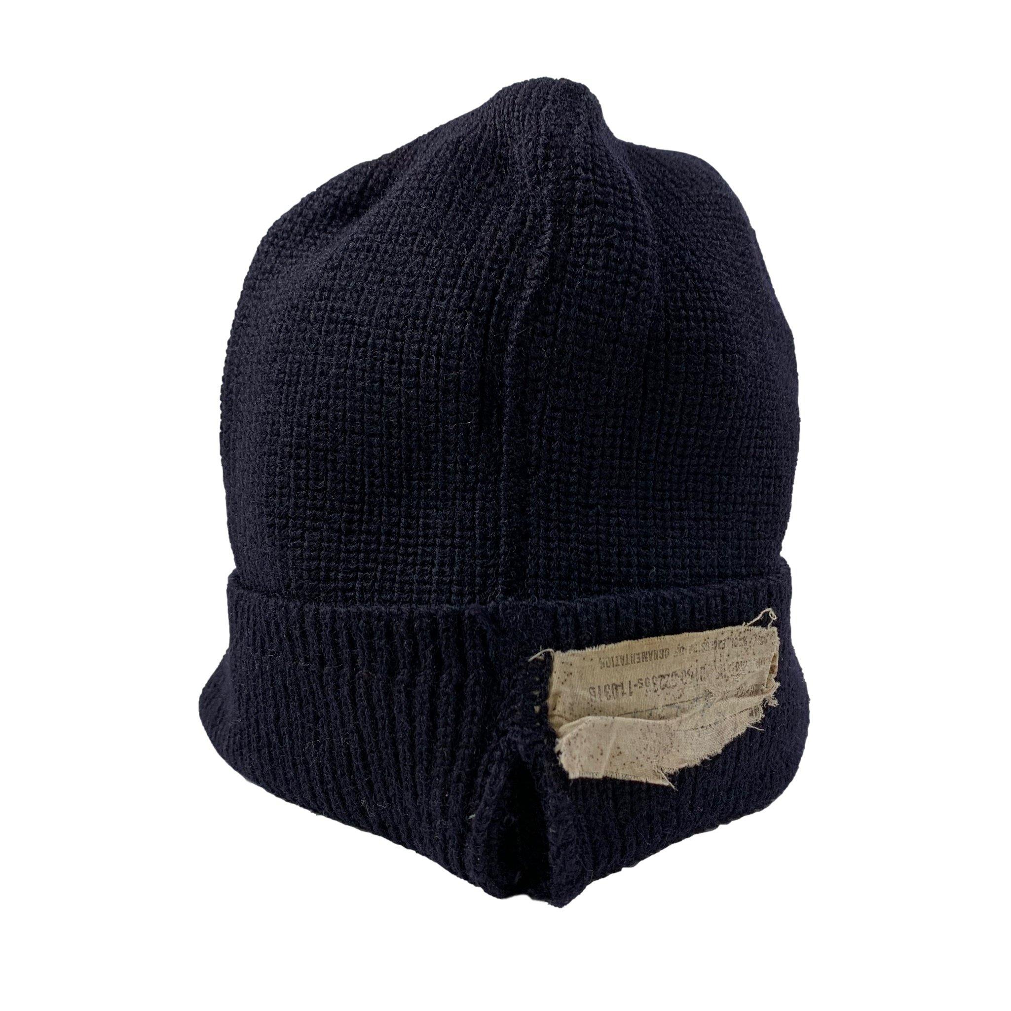 Pure Wool Mens Chunky Hat WWII Watch Cap / Beanie Hat / Fishermens Hat  Handmade