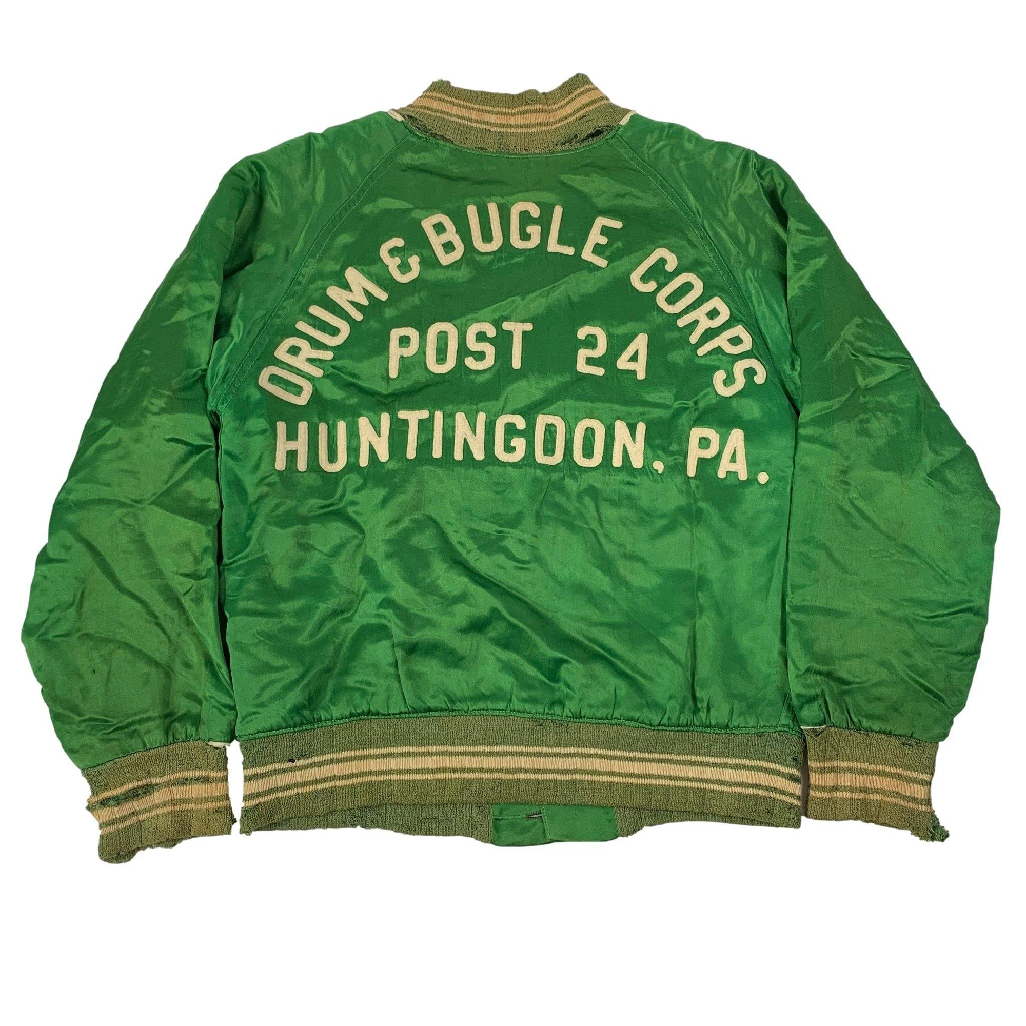 Vintage Drum & Bugle Corps "Huntingdon, PA." Satin Jacket - jointcustodydc