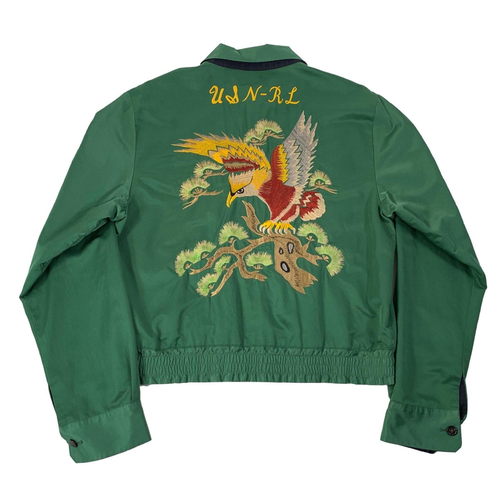 Vintage Polo By Ralph Lauren Embroidered Reversible "Sukajan" Jacket - jointcustodydc
