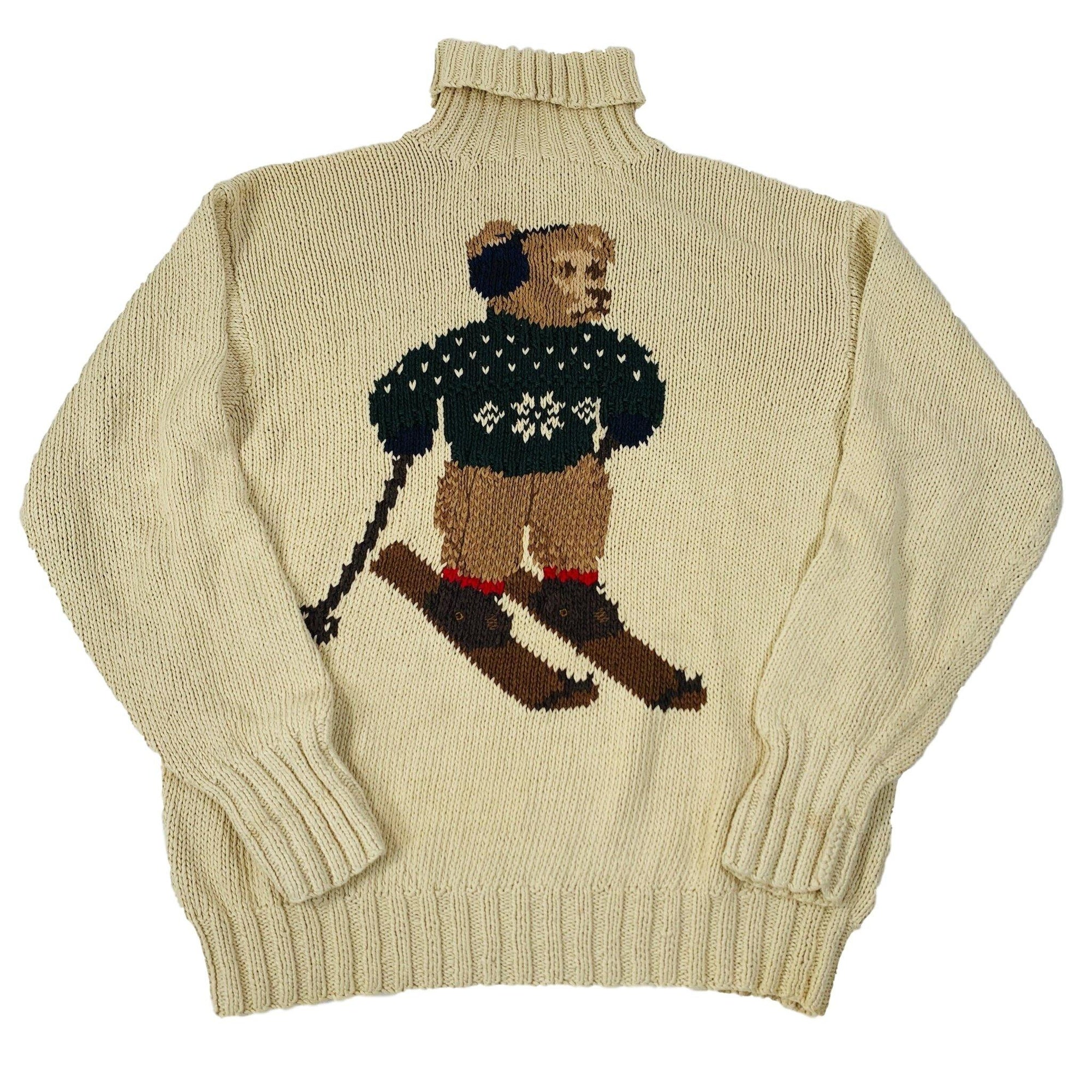 Vintage Polo Ralph Lauren "Ski Bear" Turtleneck Sweater - jointcustodydc