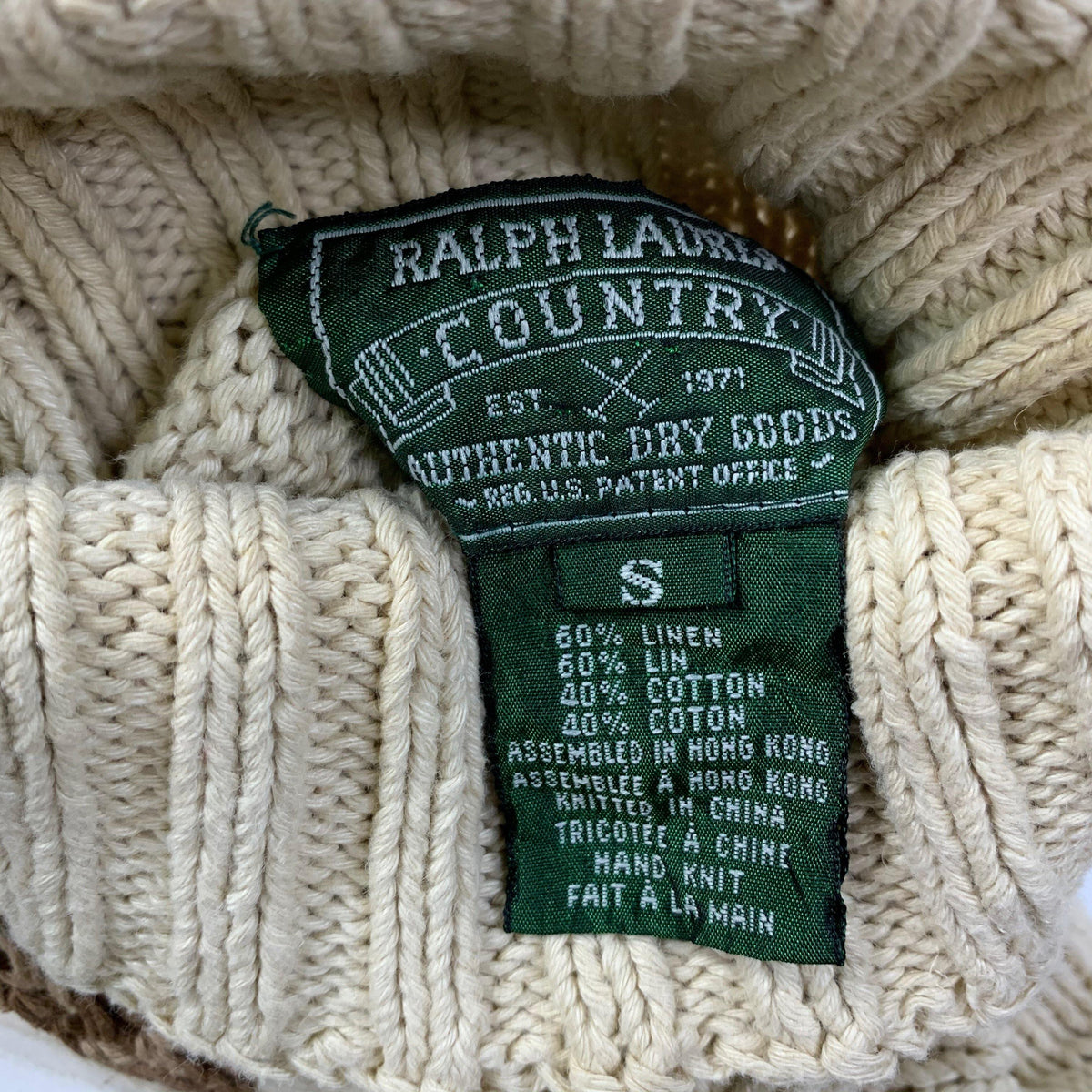 Vintage Polo Ralph Lauren &quot;Ski Bear&quot; Turtleneck Sweater - jointcustodydc
